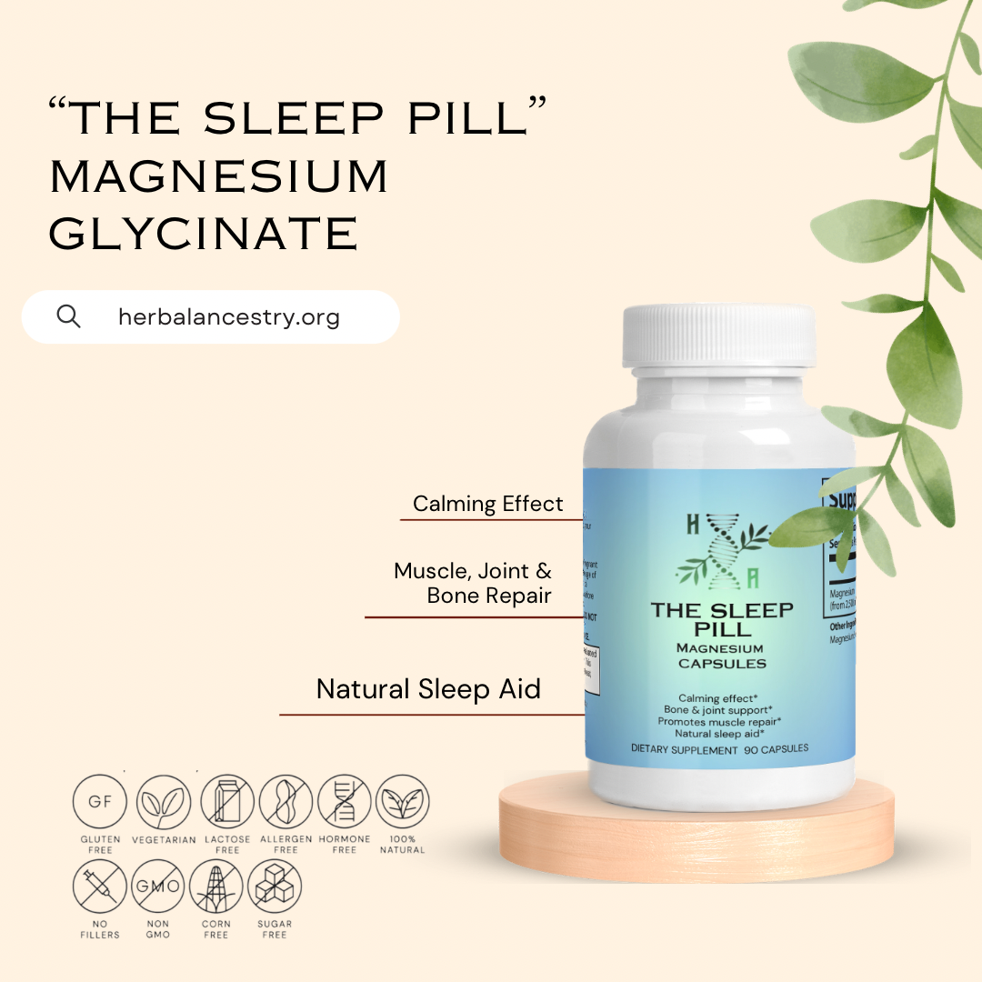 MAGNESIUM GLYCINATE (The Sleep Pill)